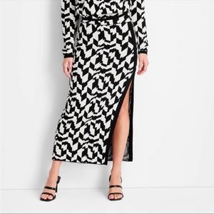 NWT Future Collective Kahlana Barfield Brown Target Sweater Midi Skirt